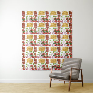 Tapisseries Motifs de pâtes