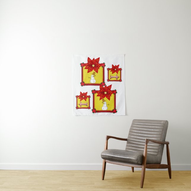 Tapisseries Poinsettia (En situation)