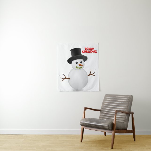 Tapisseries Snowman (En situation)