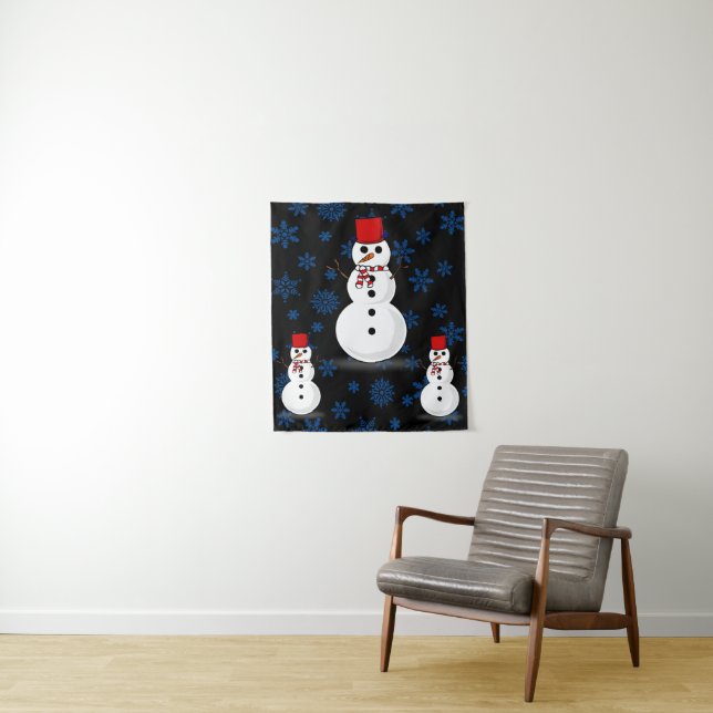 Tapisseries Snowman (En situation)