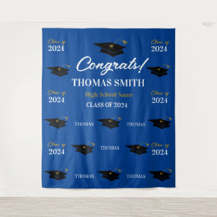 Tapiz Step and repeat Graduation Backdrop banner  Tapestry