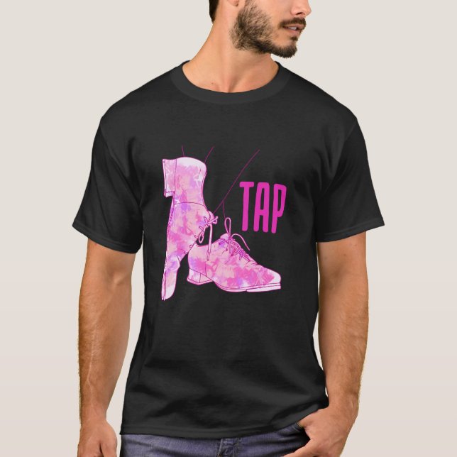 Tapping Tap Rhythmic Foot Stomping Tapper Tap Danc T-Shirt (Front)
