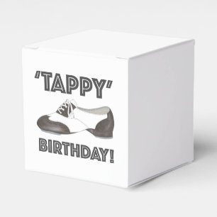 Tappy Happy Birthday Dance Teacher Tap Shoe Favor Box