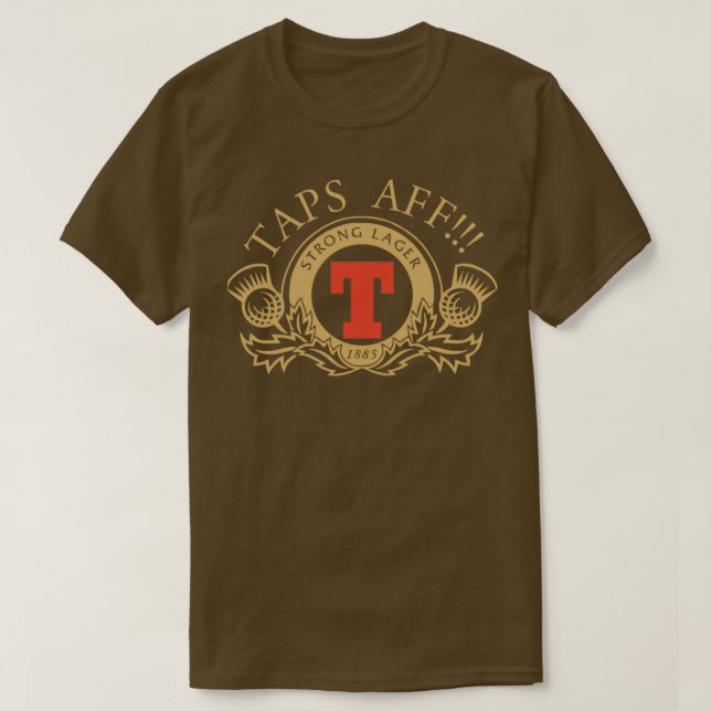 TAPS AFF tops off lager parody glasgow 1 (Design Front)