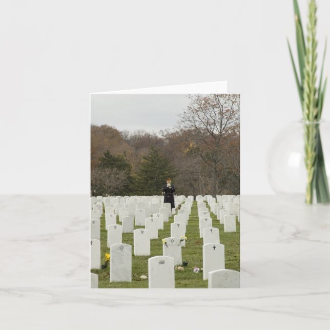 Taps at Arlington National Cemetery Card (Front)