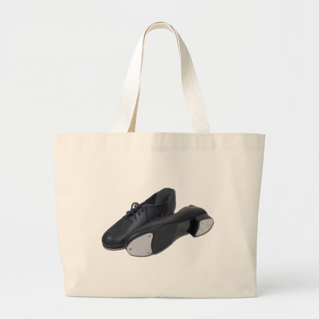 TapShoes012511 Large Tote Bag (Front)