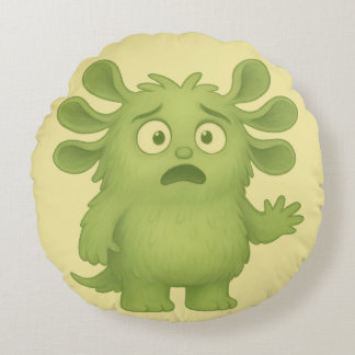 Tapsi Kissen das sensible, reizoffene ADHS-Monster Round Pillow