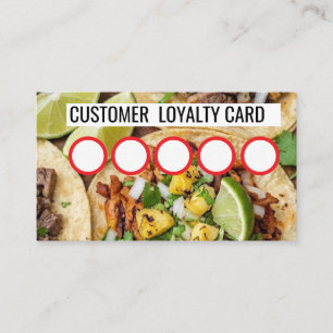 TAQUERIA - CUSTOMER LOYALTY CARD