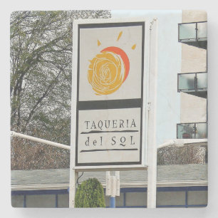 Taqueria del Sol, Taqueria del Sol Decatur,Decatur Stone Coaster