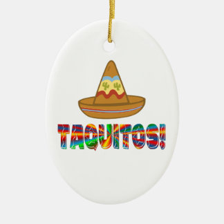 Taquito Love Ceramic Ornament