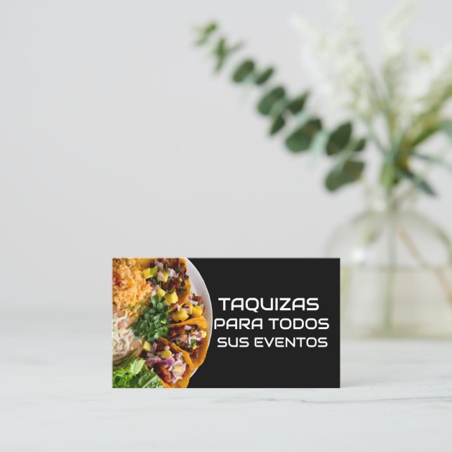 Taquizas Business Card (Standing Front)