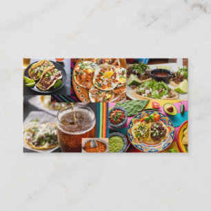 Taquizas Business Cards, Tacos Business Cards