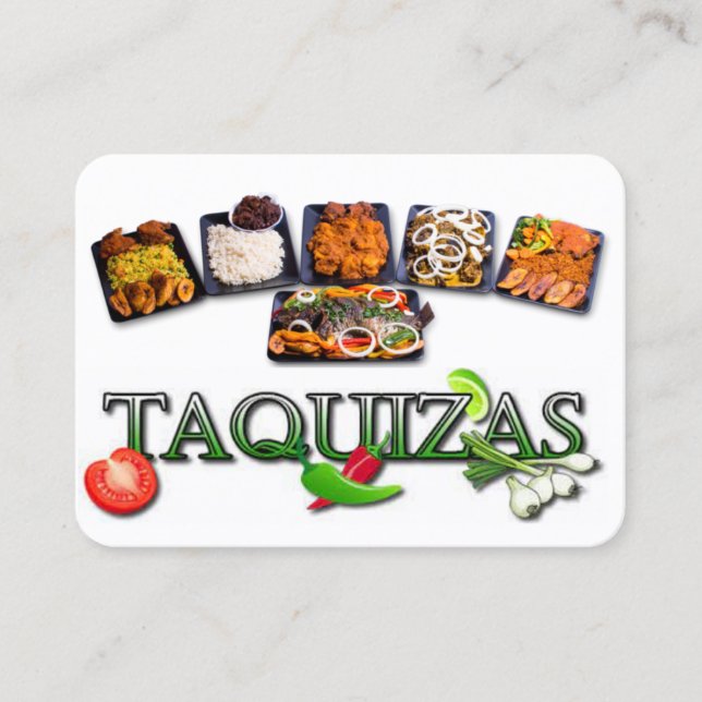 Taquizas Calling Card (Front)