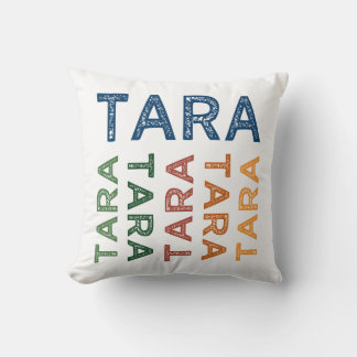Tara Cute Colourful Throw Pillow