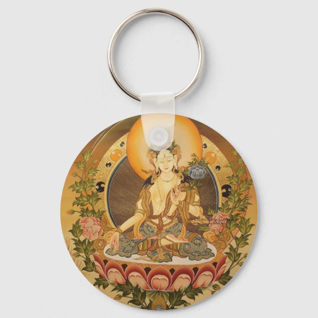 Tara (Female Buddha) Keychain (Front)