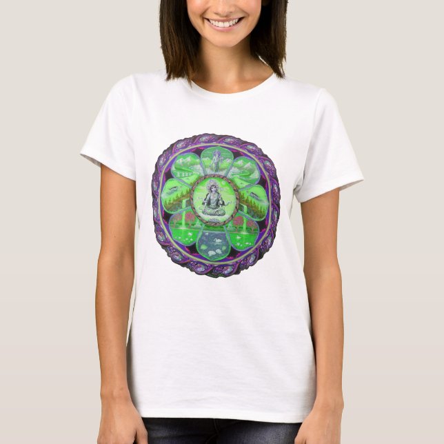 Tara Land Mandala ladies T-shirt (Front)