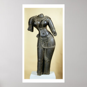 Tara, Nalanda, Bihar, Pala dynasty (stone) Poster