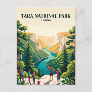 Tara National Park Serbia Postcard