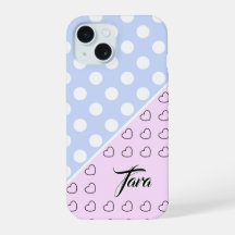 Tara - Nom Modèle - Bleu Clair Et Rose Pastel