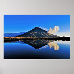 Taranaki Reflection Poster