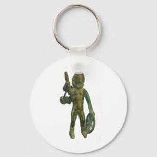 Taranis--Celtic god of thunder Keychain