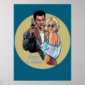 Tarantino True Romance Clarence Alabama Poster