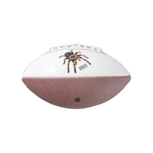 Tarantula cartoon illustration football