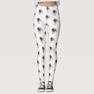 Tarantula cartoon illustration leggings