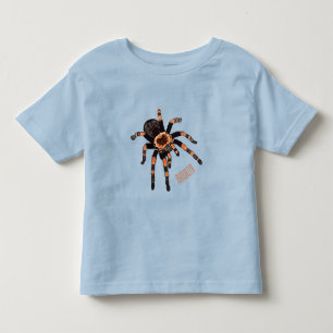 Tarantula cartoon illustration toddler t-shirt