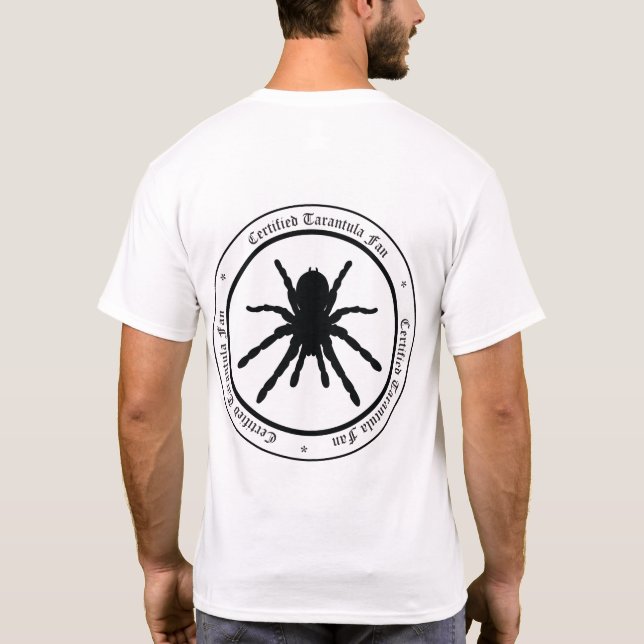 "Tarantula Fan" T-shirt (back logo) (Back)