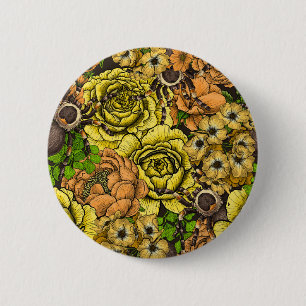 Tarantula garden 1 2 inch round button