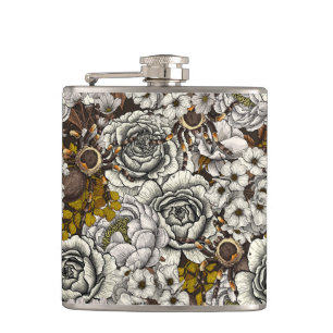 Tarantula garden 2 hip flask
