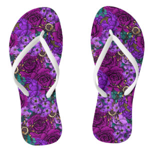 Tarantula garden 3 flip flops