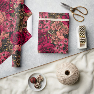 Tarantula garden 4 wrapping paper