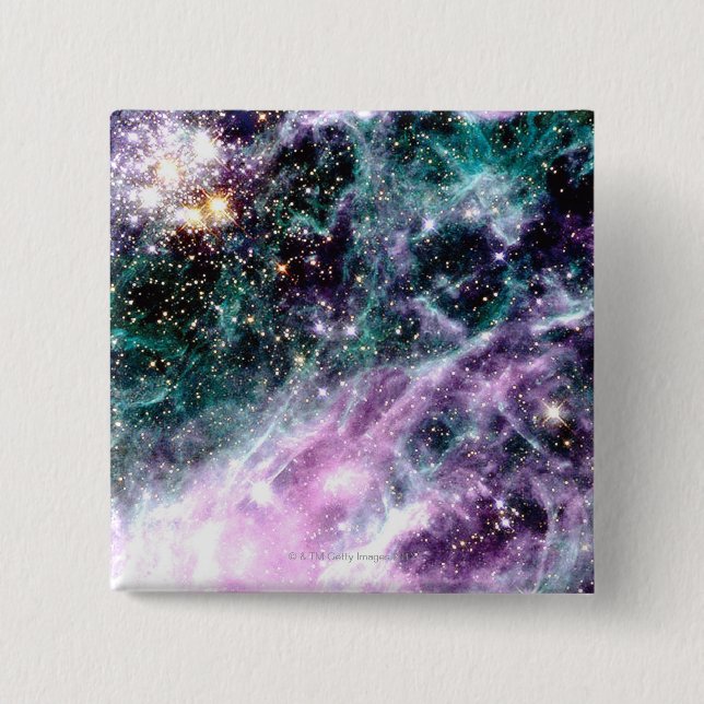 Tarantula Nebula 2 Inch Square Button (Front)