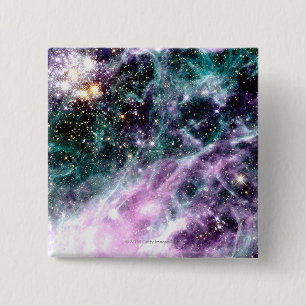 Tarantula Nebula 2 Inch Square Button