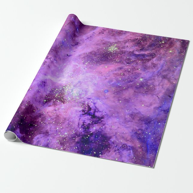 Tarantula Nebula 30 Doradus Hubble Space Photo Wrapping Paper (Unrolled)