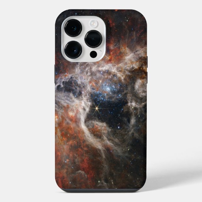 Tarantula Nebula Image from JWST iPhone Case (Back)