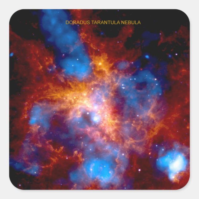 Tarantula Nebula Square Sticker (Front)