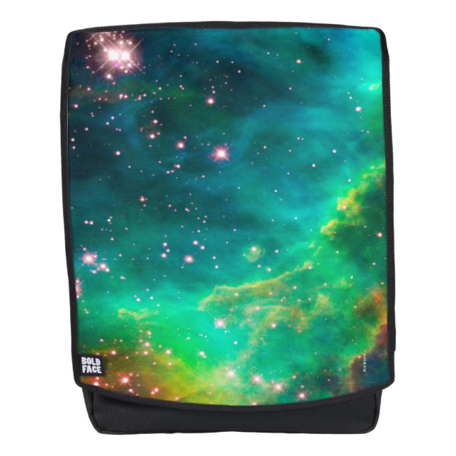 Tarantula Nebula Star Cluster Galaxy Image Backpack (Front)
