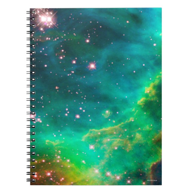 Tarantula Nebula Star Cluster Galaxy Image Notebook (Front)