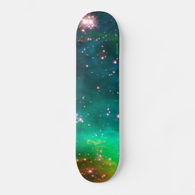 Tarantula Nebula Star Cluster Galaxy Image Skateboard (Front)