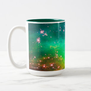 Tarantula Nebula Star Cluster Galaxy Image Two-Tone Coffee Mug