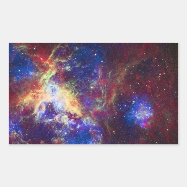 Tarantula Nebula Star Forming Gas Cloud Sculpture Sticker (Front)