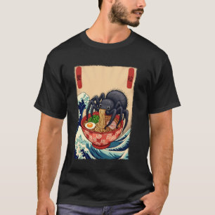 Tarantula Ramen Japanese Art Great Wave Kanagawa F T-Shirt
