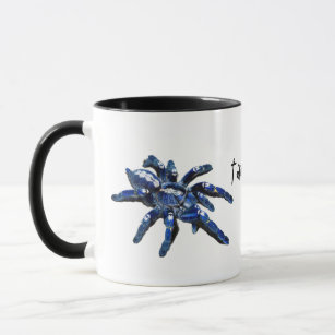 Tarantula, tarantul-mania, big blue spider mug