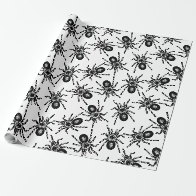 Tarantula Wrapping Paper (Unrolled)
