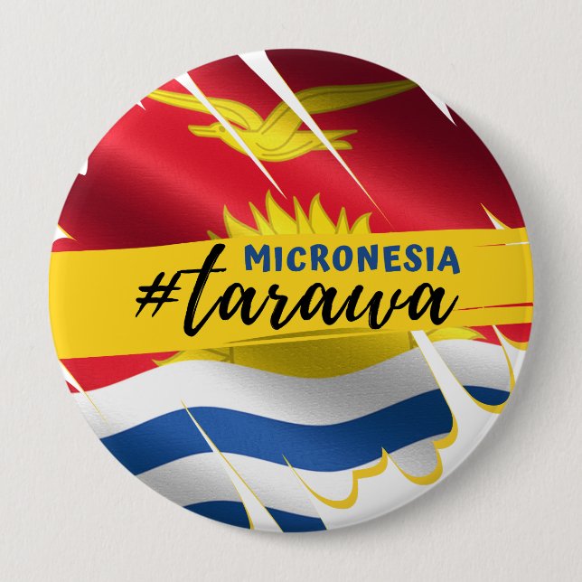 Tarawa, Kiribati Button (Front)