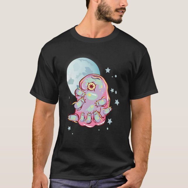 Tardigrade In Space  Tardigrade  Microbiologist T-Shirt (Front)