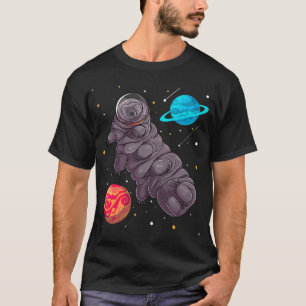 Tardigrade In Space Water Bear Astronaut Microbiol T-Shirt
